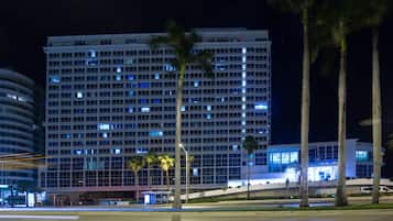 Front of property – evening/night