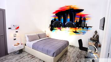 Suite | Literie de qualité supérieure, surmatelas, minibar, bureau