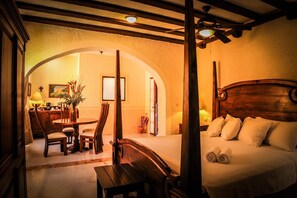Premium bedding, free minibar, in-room safe, desk
