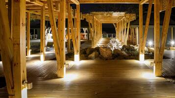 Front of property – evening/night