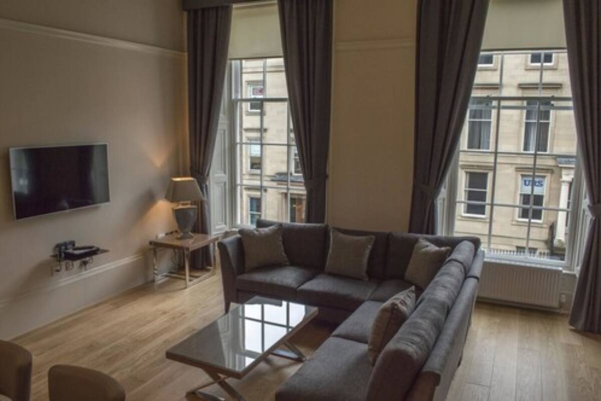 Apartemen Deluks, 1 kamar tidur | Area keluarga | TV LCD dan pemutar DVD