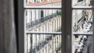 Vue depuis lâhĂ©bergement