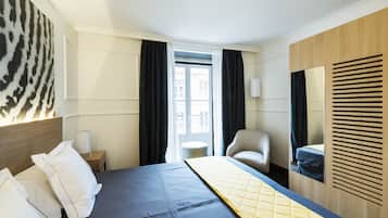 1 chambre, rideaux occultants, chambres insonorisées