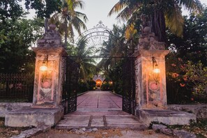 Voorkant van accommodatie