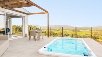 Suite, Private Pool | Minibar, in-room safe, individually decorated, individually furnished