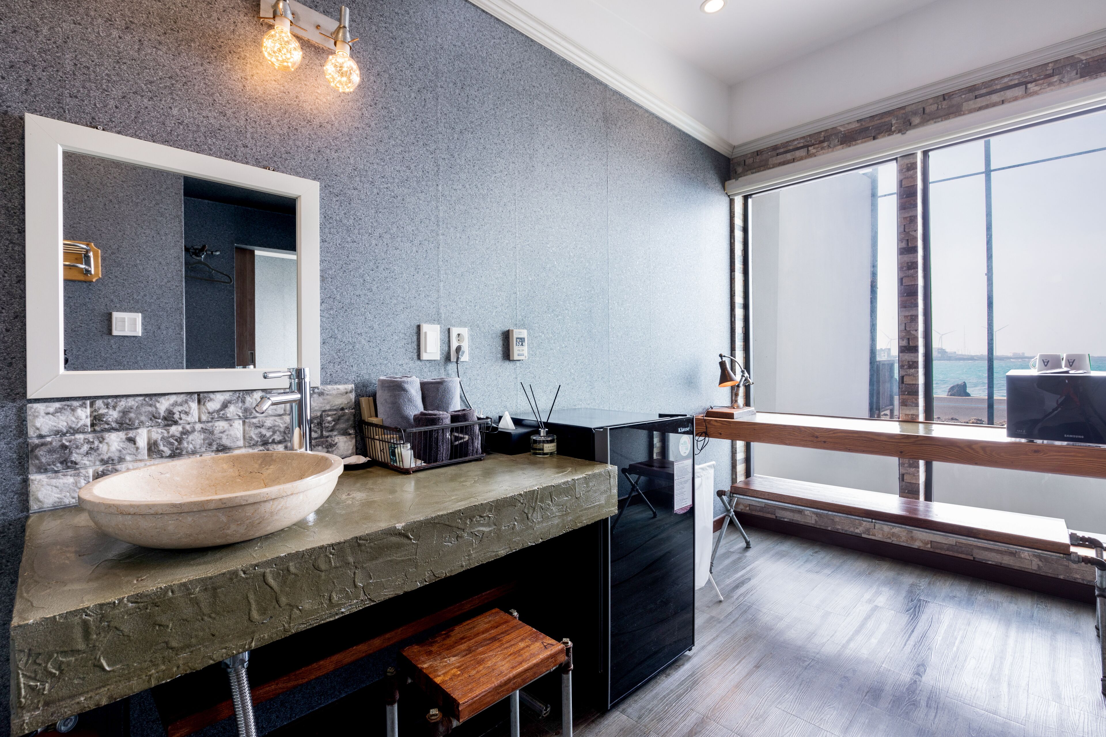 double room, private pool, ocean view | in-room dining