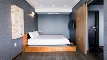 Doppelzimmer, eigener Pool, Meerblick | 2 Schlafzimmer, hochwertige Bettwaren, Betten mit Memory-Foam-Matratzen