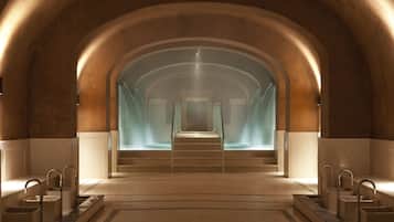 Behandlungsräume für Paare, Sauna, Whirlpool, Dampfbad
