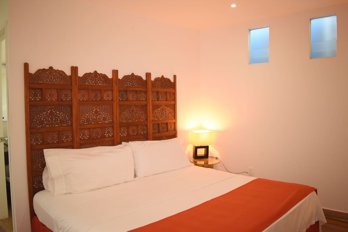 Superior kamer, uitzicht op tuin (Huayacán) | Luxe beddengoed, donzen dekbedden, Select Comfort-bedden