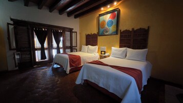 Deluxe Double Room, 2 Queen Beds (Cuexcomate) | Premium bedding, down comforters, Select Comfort beds