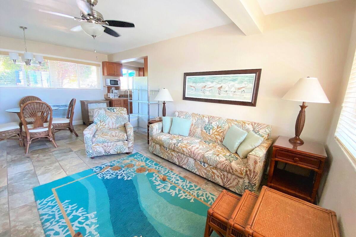 Large One Bedroom (NW-D) | Living room | Flat-screen TV
