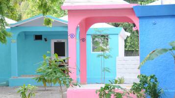 Voorkant van accommodatie