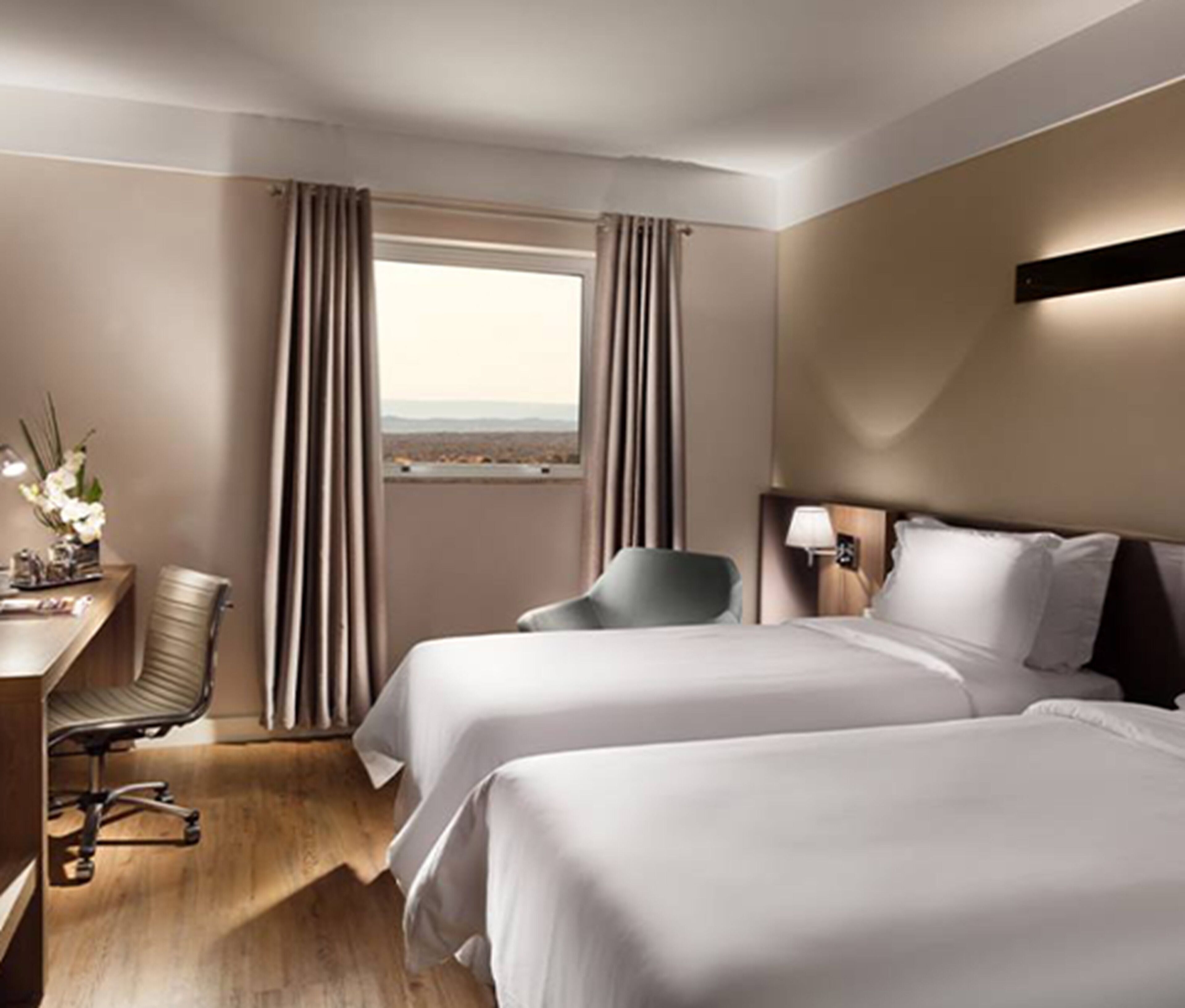 Minibar, in-room safe, desk, laptop workspace