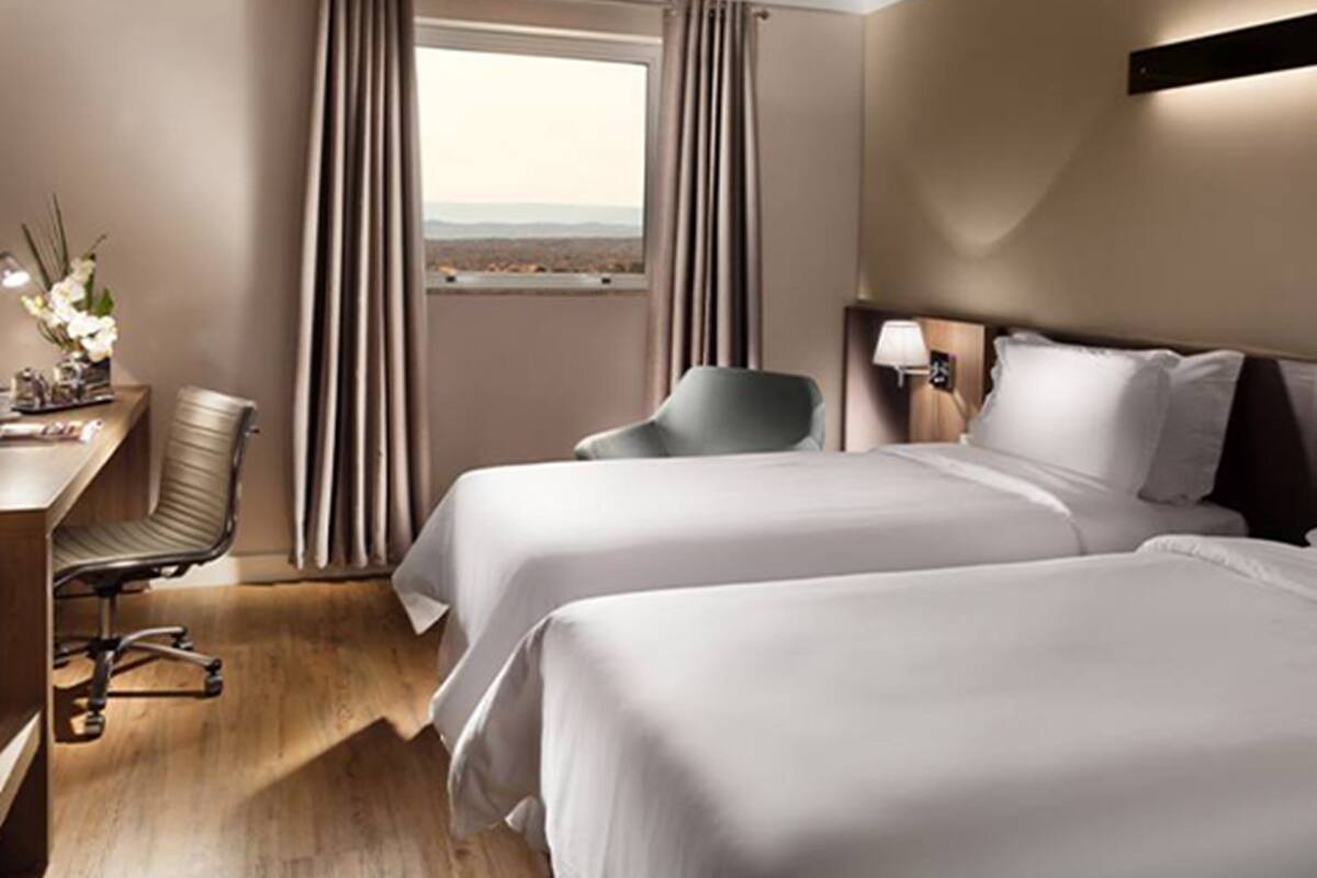 Minibar, in-room safe, desk, laptop workspace