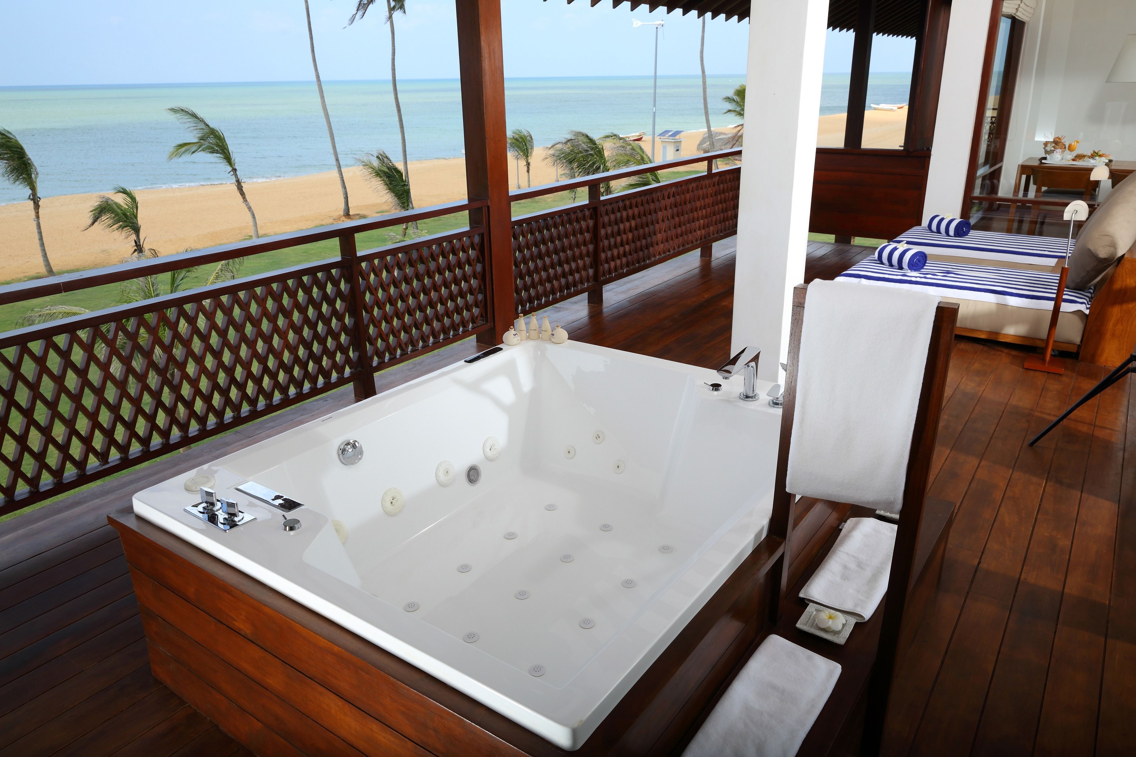 Suite - boblebad - havudsigt | Udsigt fra værelset