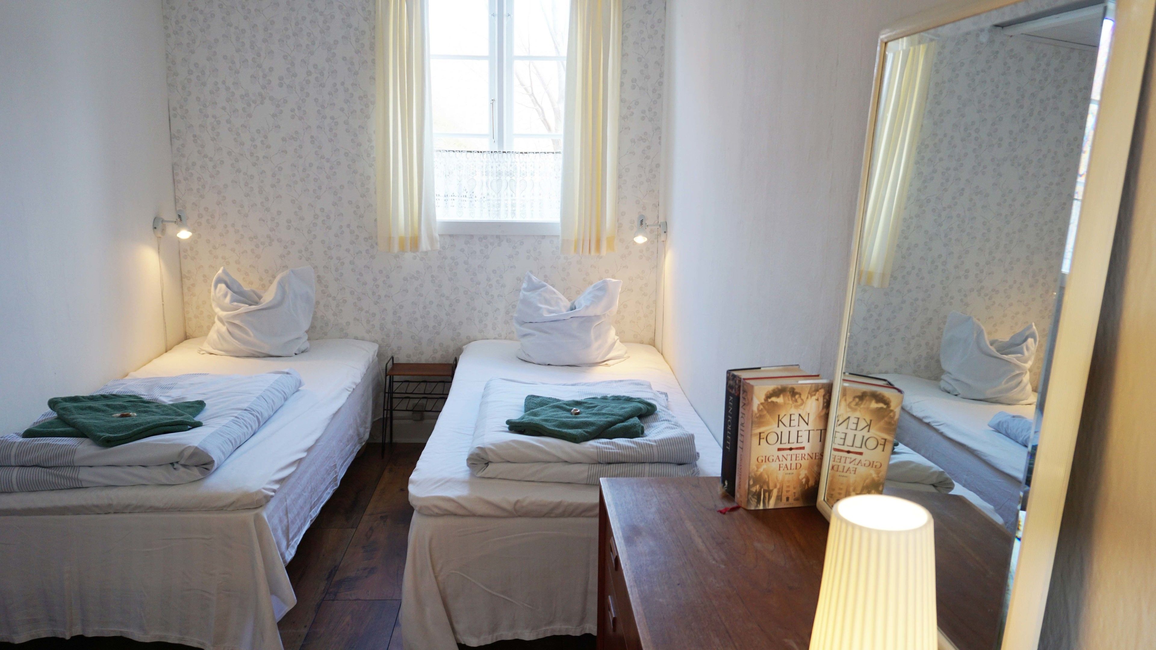 individually decorated, individually furnished, blackout curtains