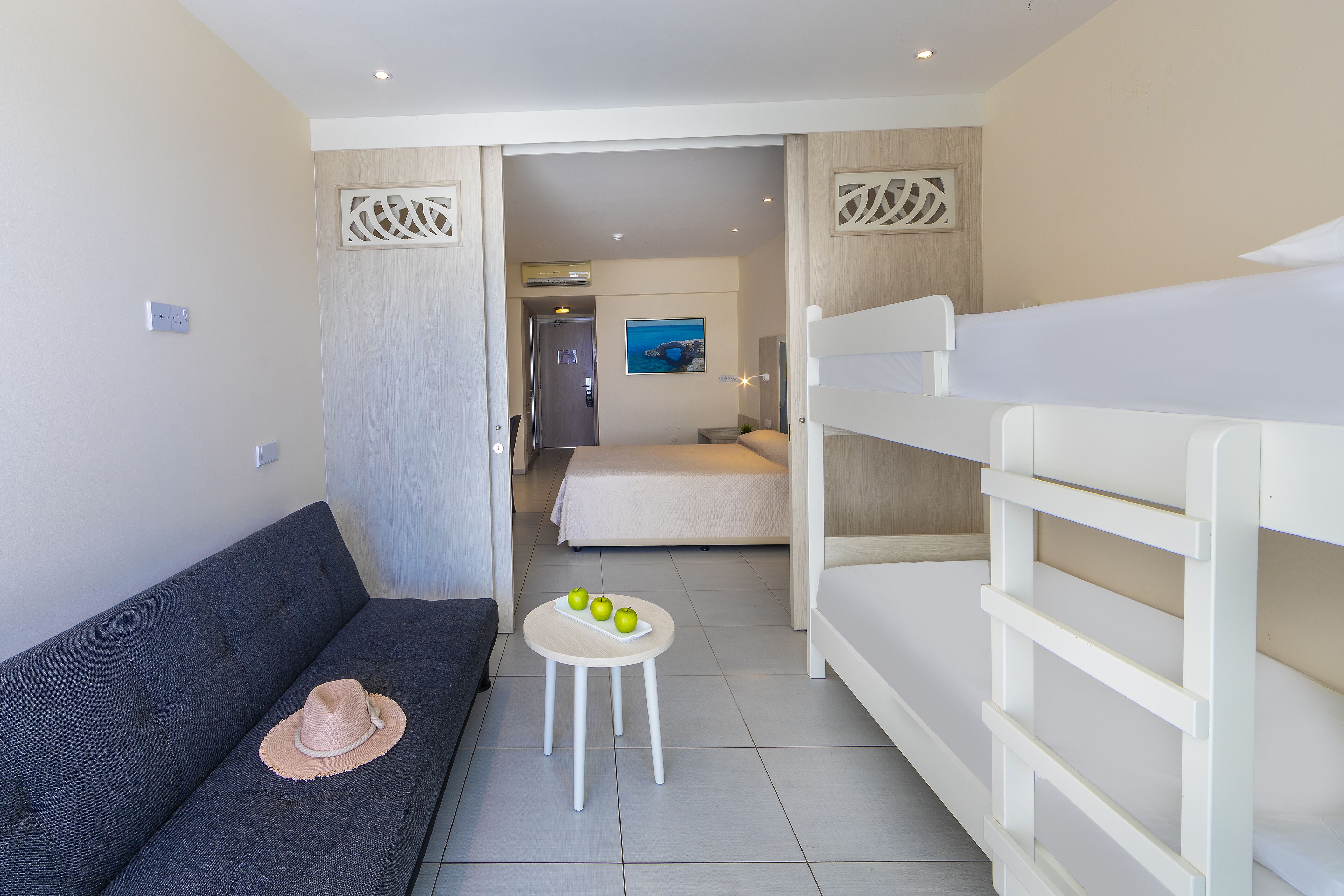 family double room, sea view | in-room safe, free wifi