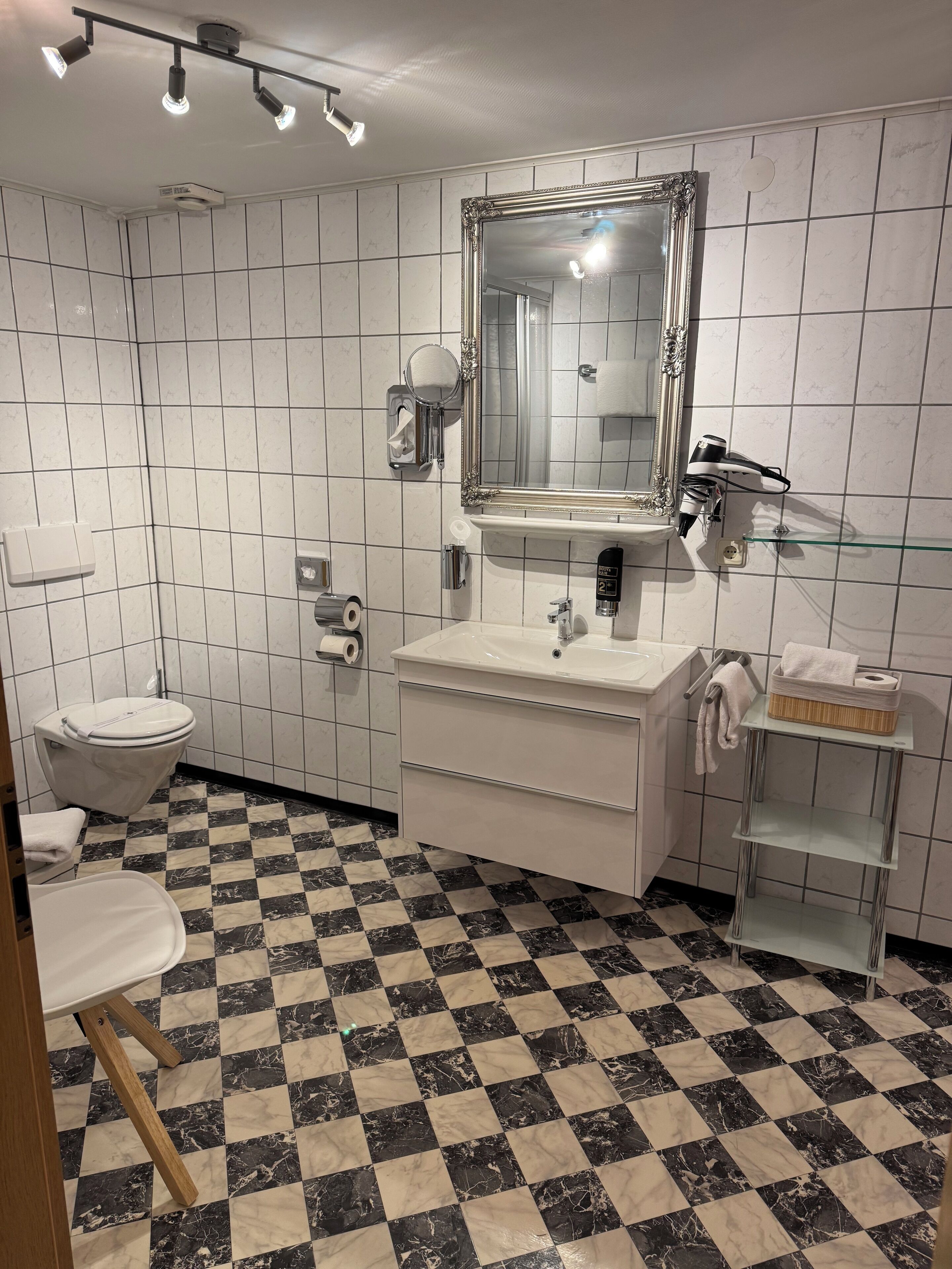 comfort double or twin room | bathroom | eco-friendly toiletries, hair dryer, towels, soap