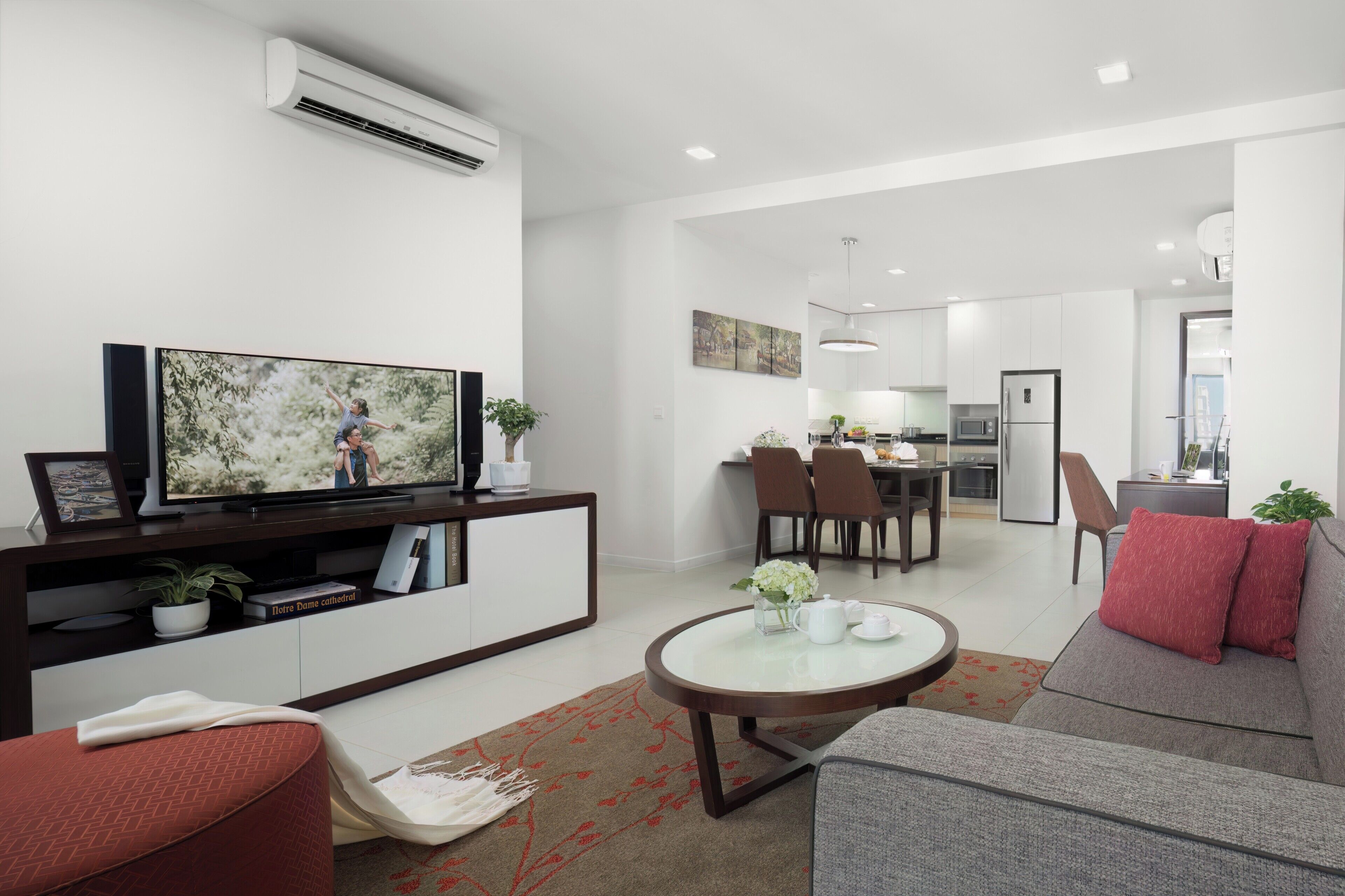 ห้องดีลักซ์, 3 ห้องนอน, วิวเมือง | บริเวณนั่งเล่น | ทีวีจอแอลซีดี, เตาผิง, เครื่องเล่นดีวีดี