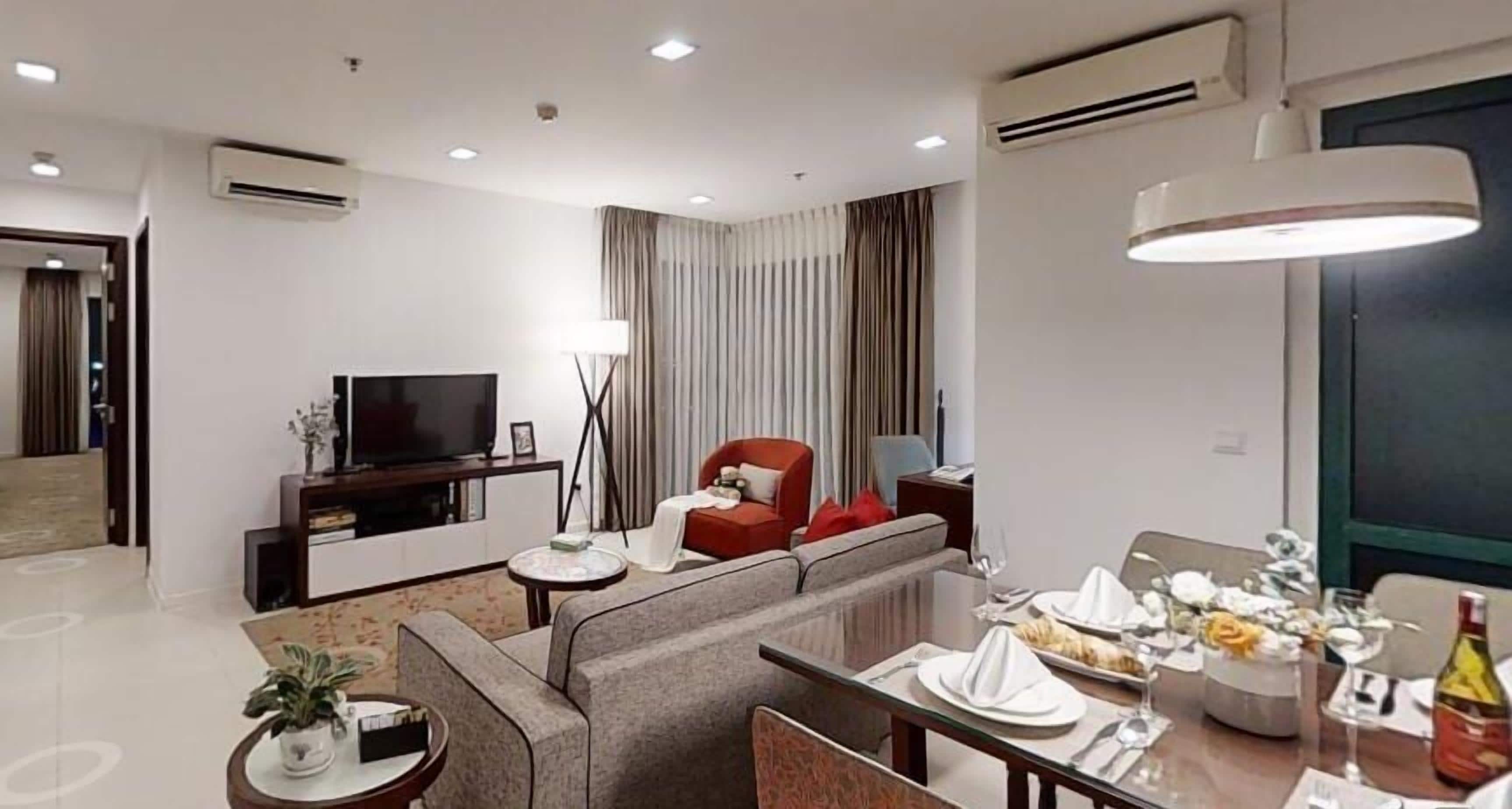 LCD TV, fireplace, DVD player