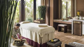 Sauna, baño de vapor, tratamientos corporales y aromaterapia