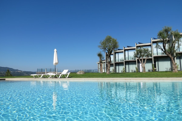 Indoor pool, seasonal outdoor pool