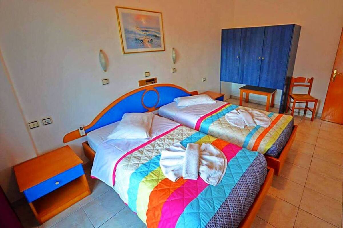 Soundproofing, iron/ironing board (on request), cribs (free)