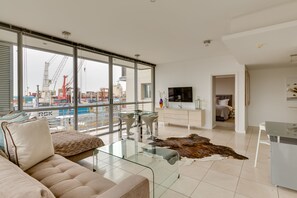 Standard Apartment, 2 Bedrooms | Living area | Flat-screen TV, DVD player - Harbour Bridge Luxury Apartments (Cape Town)