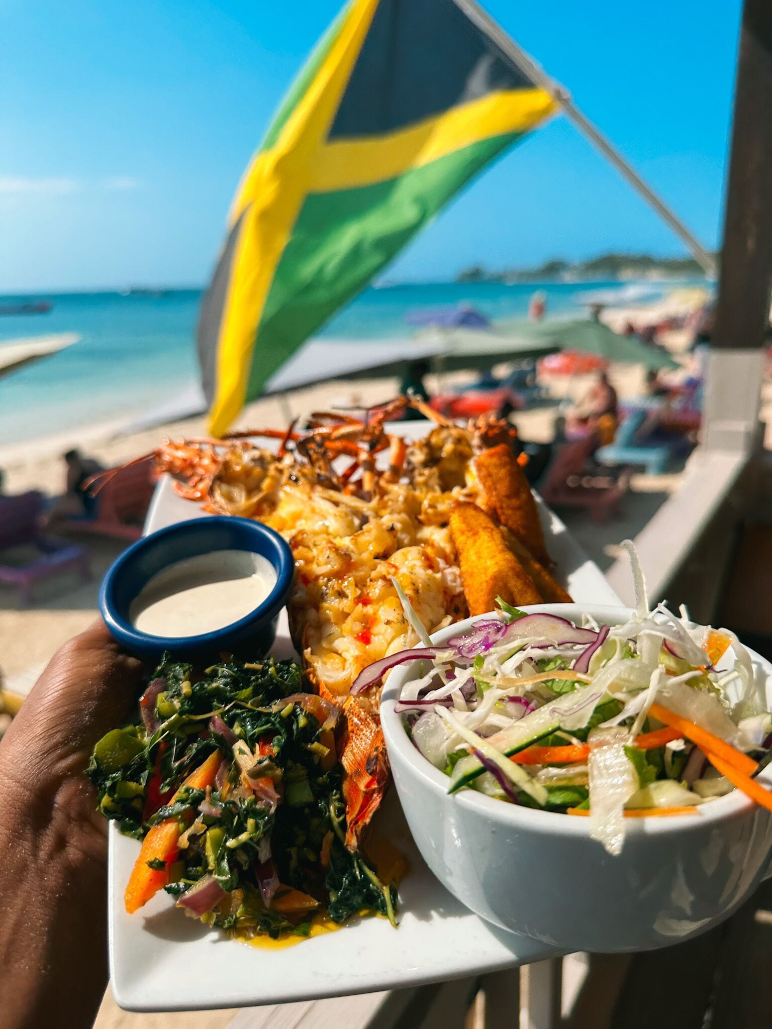 breakfast, lunch, dinner served; caribbean cuisine, beach views