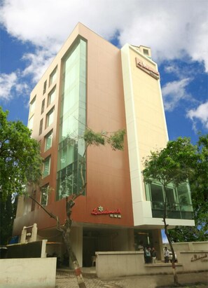 Façade de l’hébergement