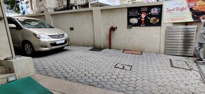 Free self parking, free valet parking