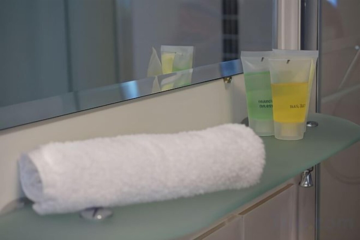 Commodités de la salle de bain | Douche, séchoir à cheveux, serviettes fournies
