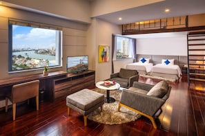 Loft Suite | Safe på rommet, lydisolert og wi-fi (inkludert)