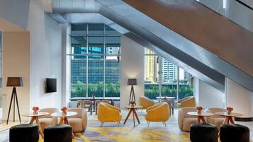 Vue depuis lâhĂ©bergement