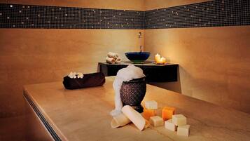 Couples treatment rooms, sauna, steam room, Turkish bath