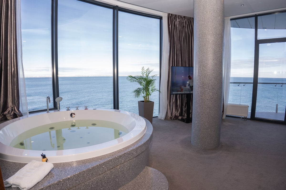 Suite, 1 Schlafzimmer, Meerblick (with parking and construction view)