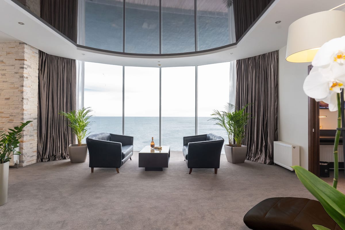 Presidential-Suite, 1 Schlafzimmer, Meerblick | Wohnzimmer