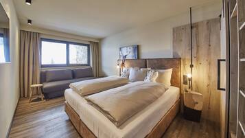 Literie hypoallergénique, coffres-forts dans les chambres