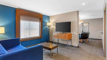 Suite, 2 Queen Beds (Extra Floor Space) | Desk, blackout drapes, iron/ironing board, WiFi (free)