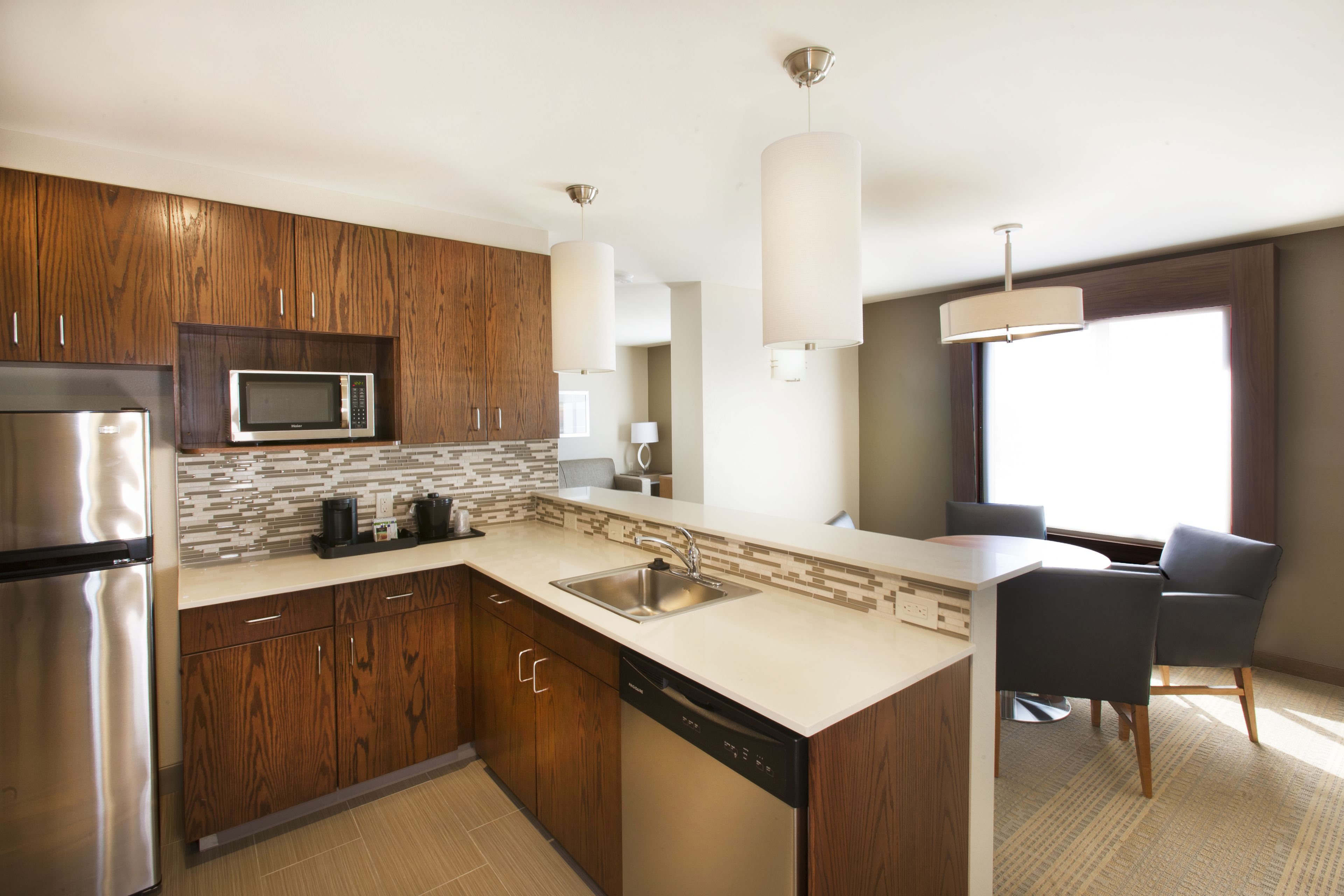 suite, 2 queen beds (extra floor space) | private kitchenette | fridge, microwave, coffee/tea maker