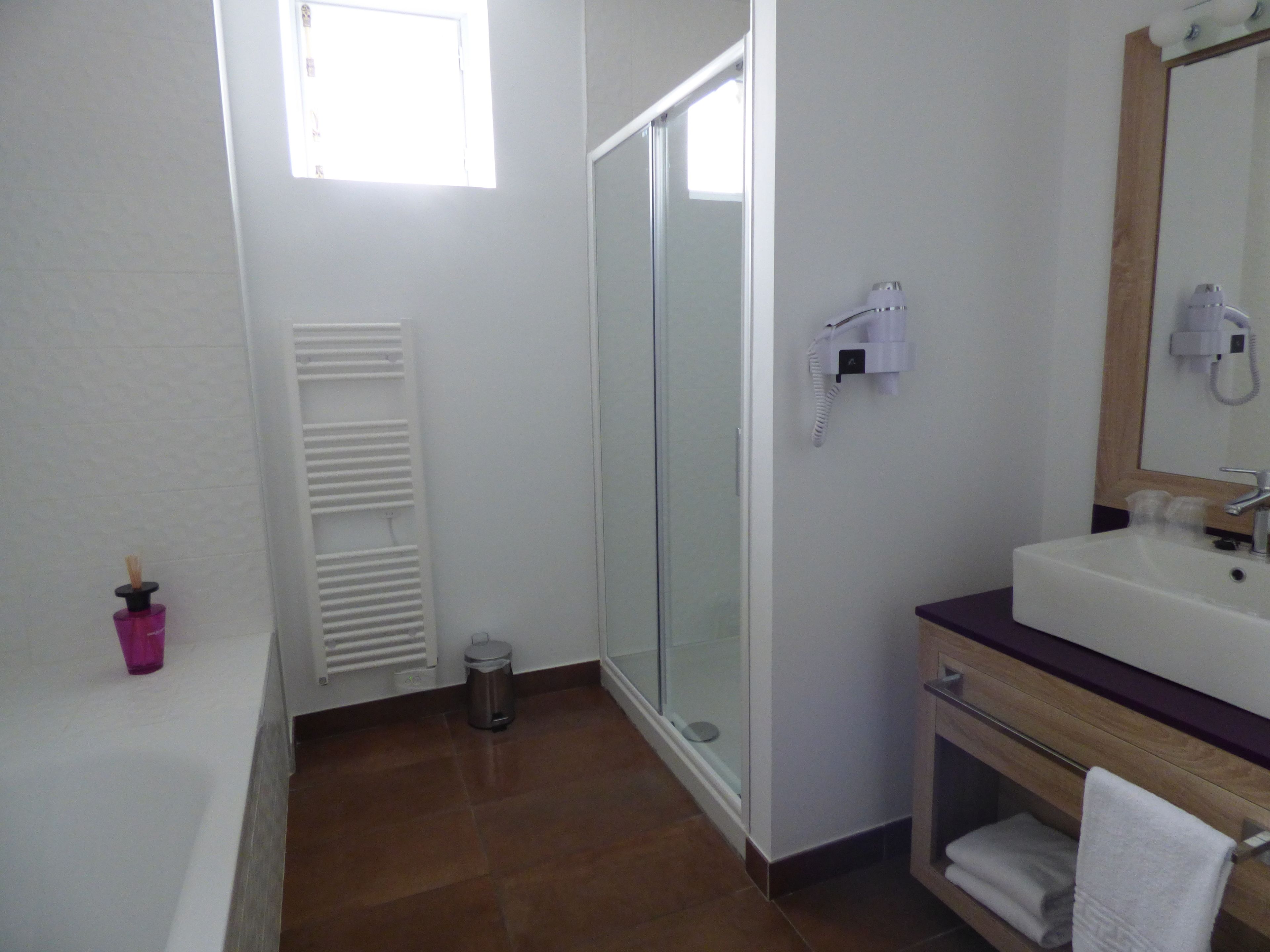 room | bathroom | free toiletries, hair dryer, towels