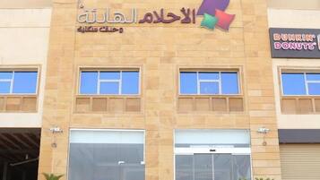 Fassade der Unterkunft