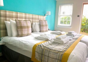 Individually decorated, individually furnished, iron/ironing board