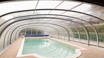 Indoor pool, seasonal outdoor pool