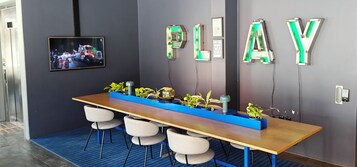 Sala de estar en el lobby