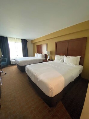 Standard Room, 2 Queen Beds, Non Smoking | Desk, blackout curtains, iron/ironing board, free WiFi - Comfort Inn & Suites Brattleboro I-91 (Brattleboro)