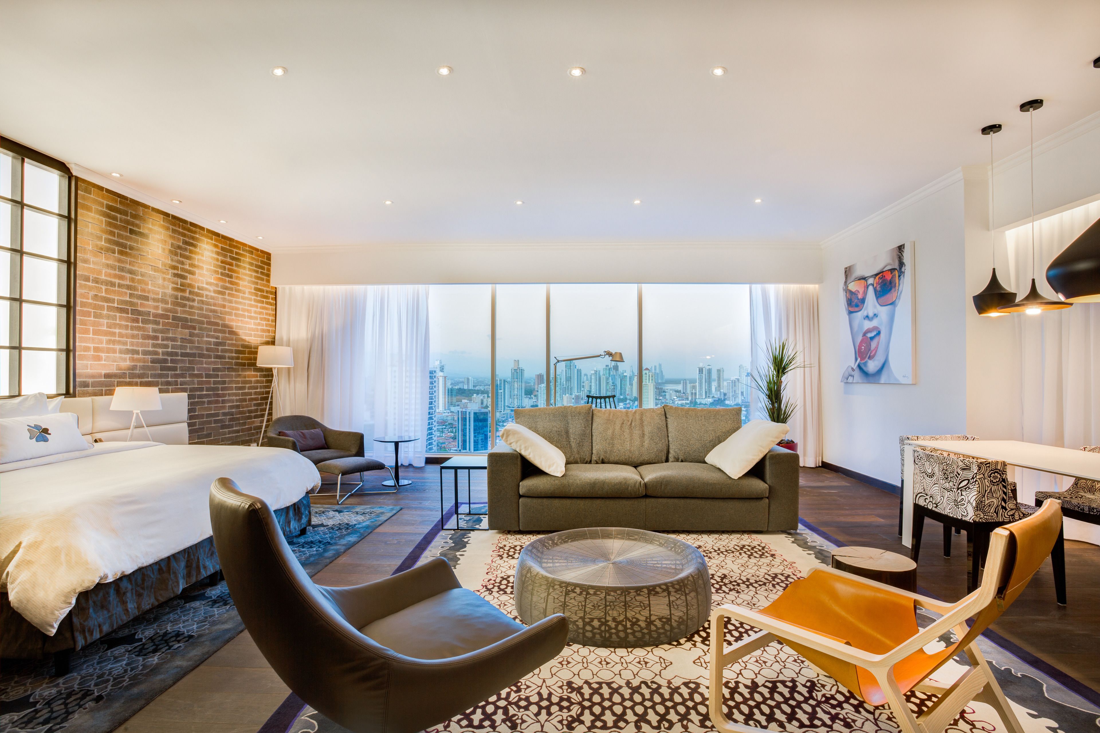 studio, 1 king bed, city view | in-room safe, desk, laptop workspace, blackout curtains