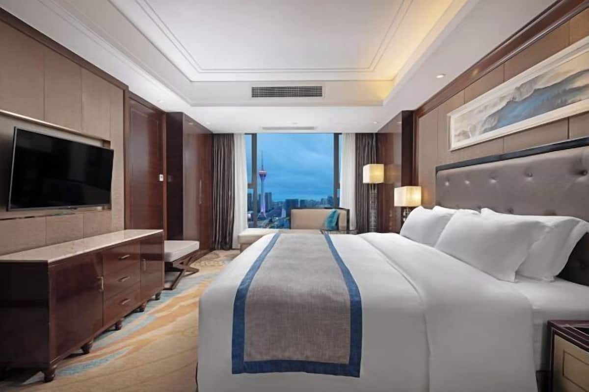 In-room safe, blackout curtains, iron/ironing board