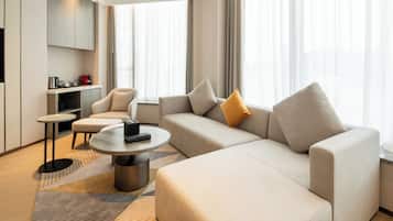 Room, 1 King Bed with Sofa bed (Specialty Garden) | In-room safe, soundproofing, iron/ironing board, free WiFi