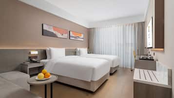 Room, Multiple Beds | In-room safe, soundproofing, iron/ironing board, free WiFi